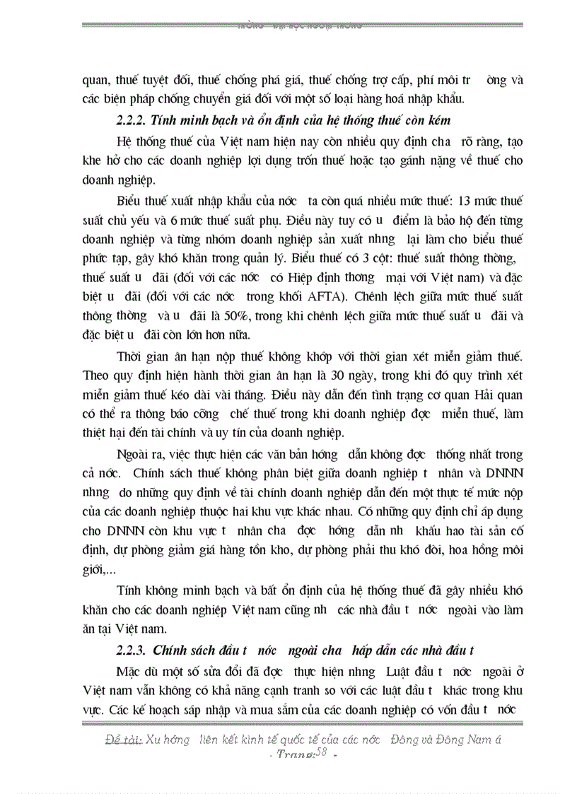 image for page Xu hướng liên kết kinh tế quốc tế của các nước Đông và Đông nam á