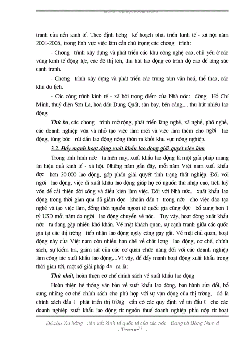 image for page Xu hướng liên kết kinh tế quốc tế của các nước Đông và Đông nam á