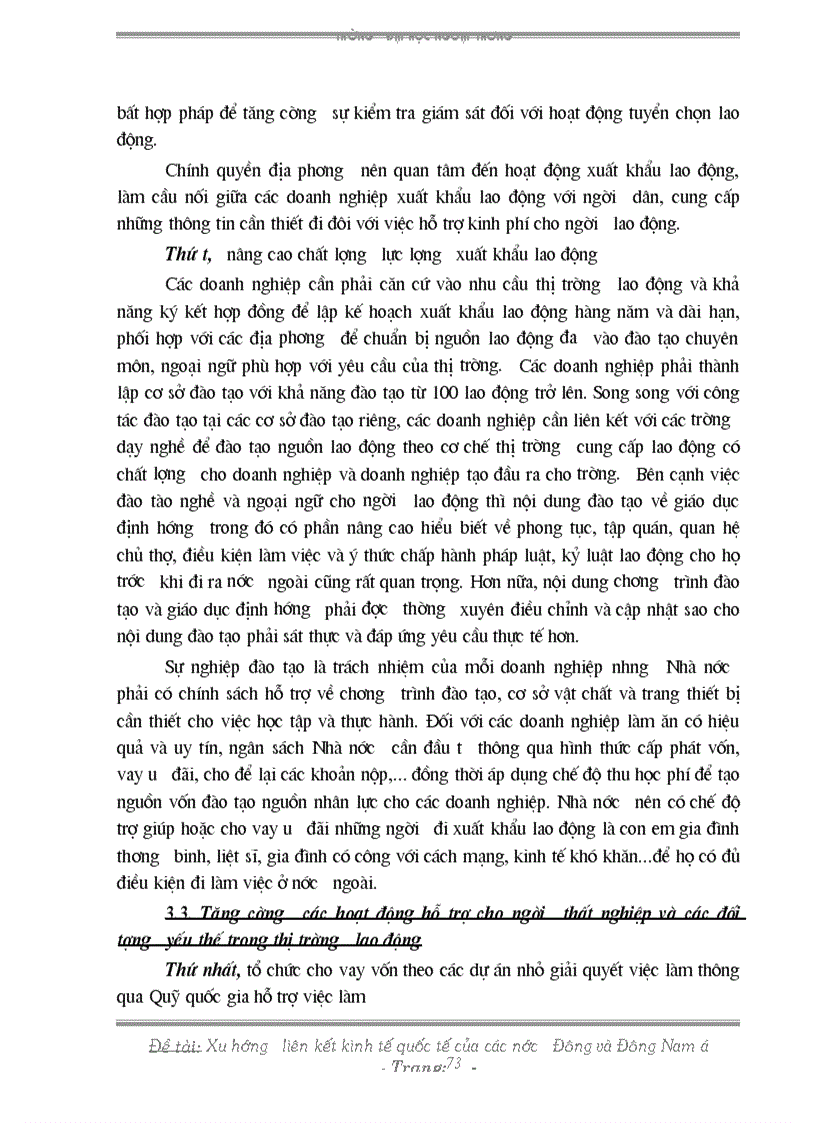 image for page Xu hướng liên kết kinh tế quốc tế của các nước Đông và Đông nam á