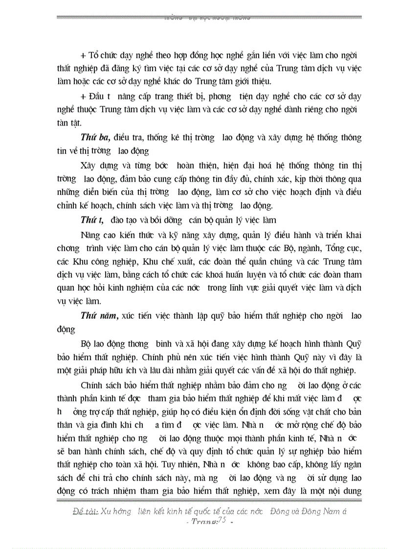 image for page Xu hướng liên kết kinh tế quốc tế của các nước Đông và Đông nam á