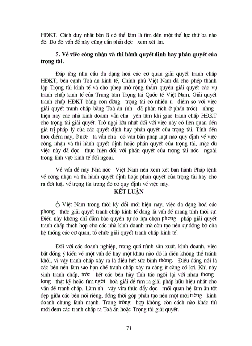 image for page Hợp đồng kinh tế và các phương pháp giải quyết tranh chấp phát sinh từ hợp đồng kinh tế