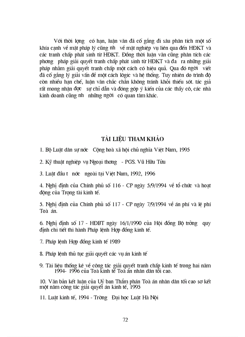 image for page Hợp đồng kinh tế và các phương pháp giải quyết tranh chấp phát sinh từ hợp đồng kinh tế