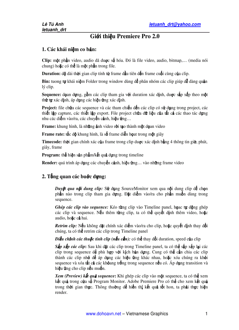 image for page Giao trinh Premiere pro 2 0 0