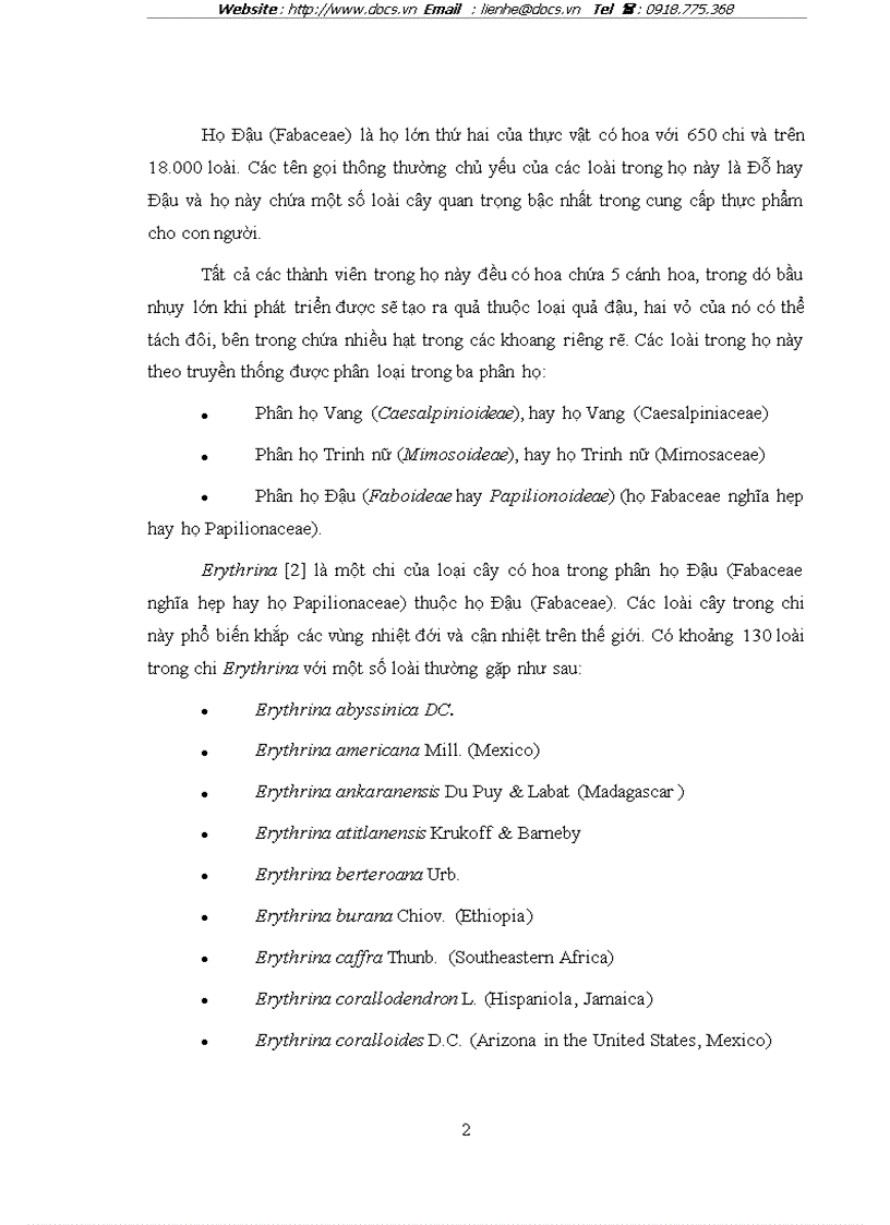 image for page Nghiên cứu Cây Vông nem Erythrina orientalis L Murr Fabaceae