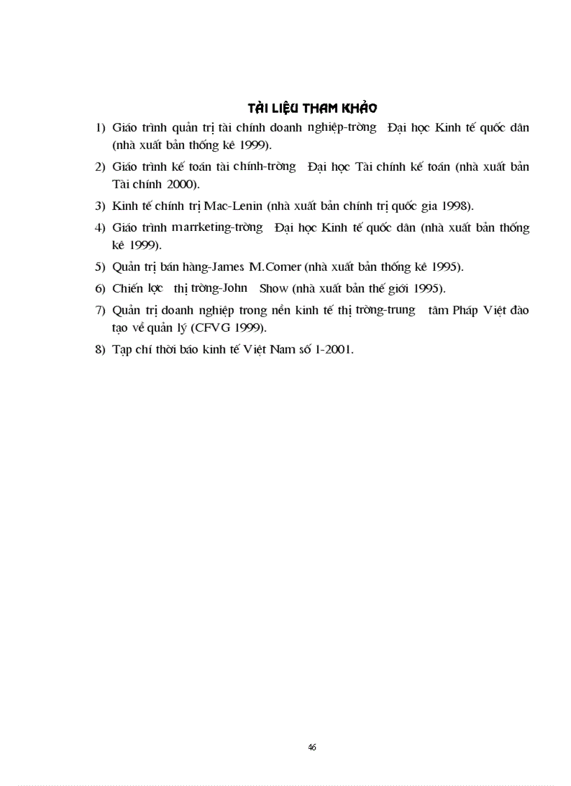 image for page Những vấn đề cơ bản về công tác tiêu thụ sản phẩm của doanh nghiệp trong nền kinh tế thị trường