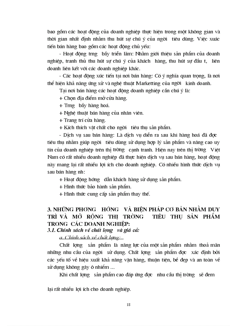 image for page Phương hướng và một số giải pháp nhằm duy trì mở rộng thị trường tiêu thụ sản phẩm của Công ty thương mại thuốc lá