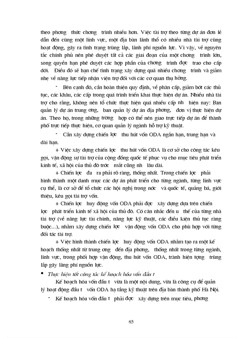 image for page SỬ DỤNG VỐN ODA TRONG XÂY DỰNG cơ sở hạ tầng ở hà nội