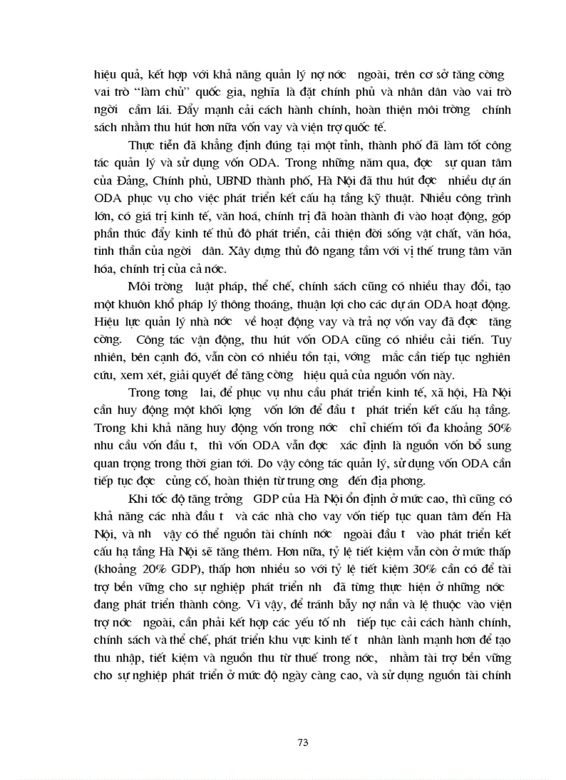 image for page SỬ DỤNG VỐN ODA TRONG XÂY DỰNG cơ sở hạ tầng ở hà nội