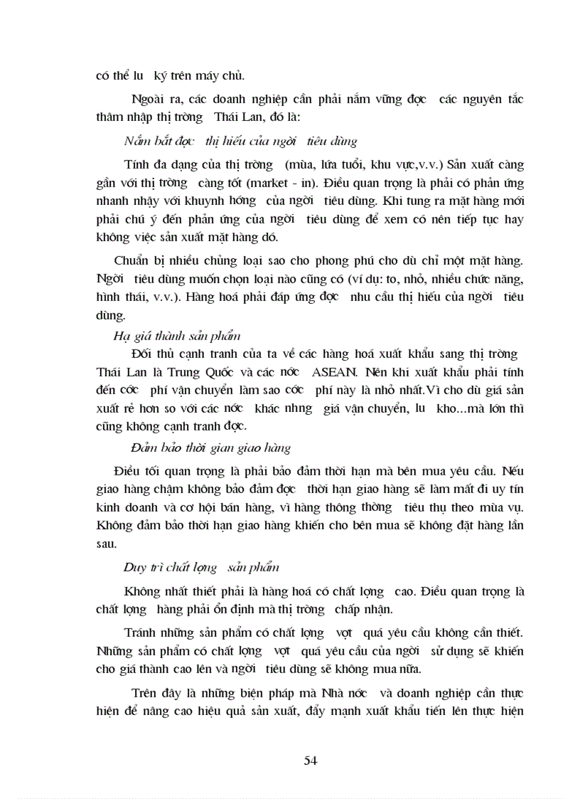 image for page Quan hệ Kinh tế Thương mại Việt Nam Thái Lan trong giai đoạn hiện nay