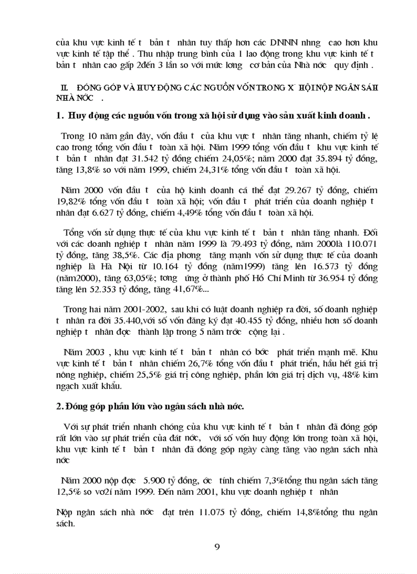 image for page Vai trò thực trạng của kinh tế tư bản tư nhân đánh giá kinh tế tư bản tư nhân và một số phương hướng giải pháp