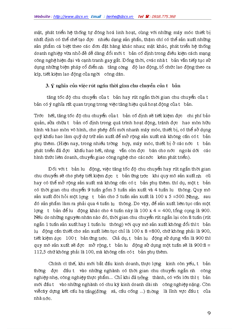image for page Học thuyết tuần hoàn và chu chuyển tư bản và sự vận dụng nó vào nền kinh tế thị trường thời kỳ quá độ ở nước ta