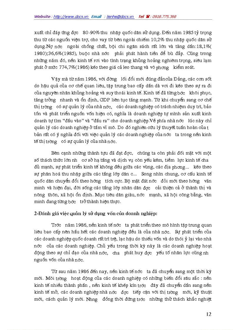 image for page Học thuyết tuần hoàn và chu chuyển tư bản và sự vận dụng nó vào nền kinh tế thị trường thời kỳ quá độ ở nước ta