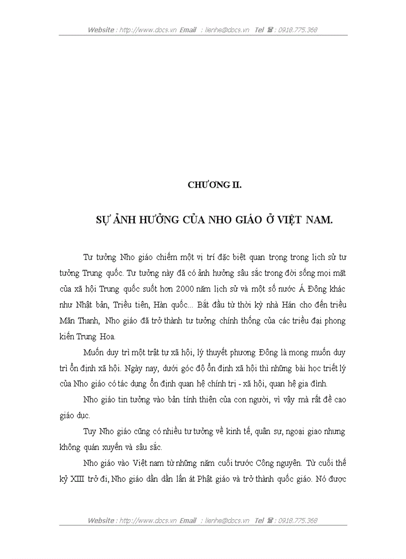 image for page Nho giáo và ảnh hưởng của Nho giáo ở Việt nam