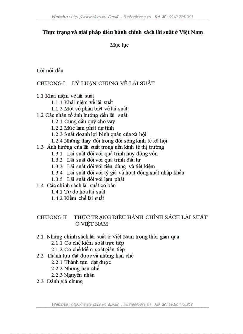 image for page Thực trạng và giải pháp điều hành chính sách lãi suất ở Việt Nam
