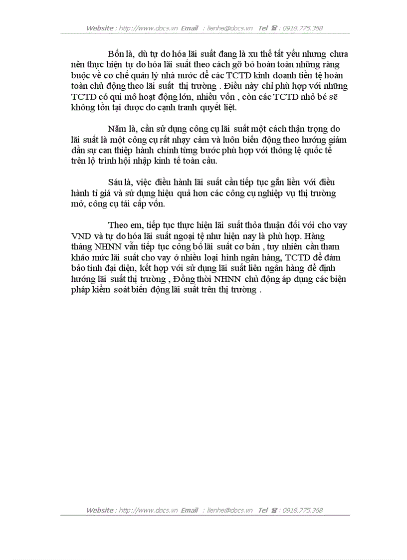 image for page Thực trạng và giải pháp điều hành chính sách lãi suất ở Việt Nam