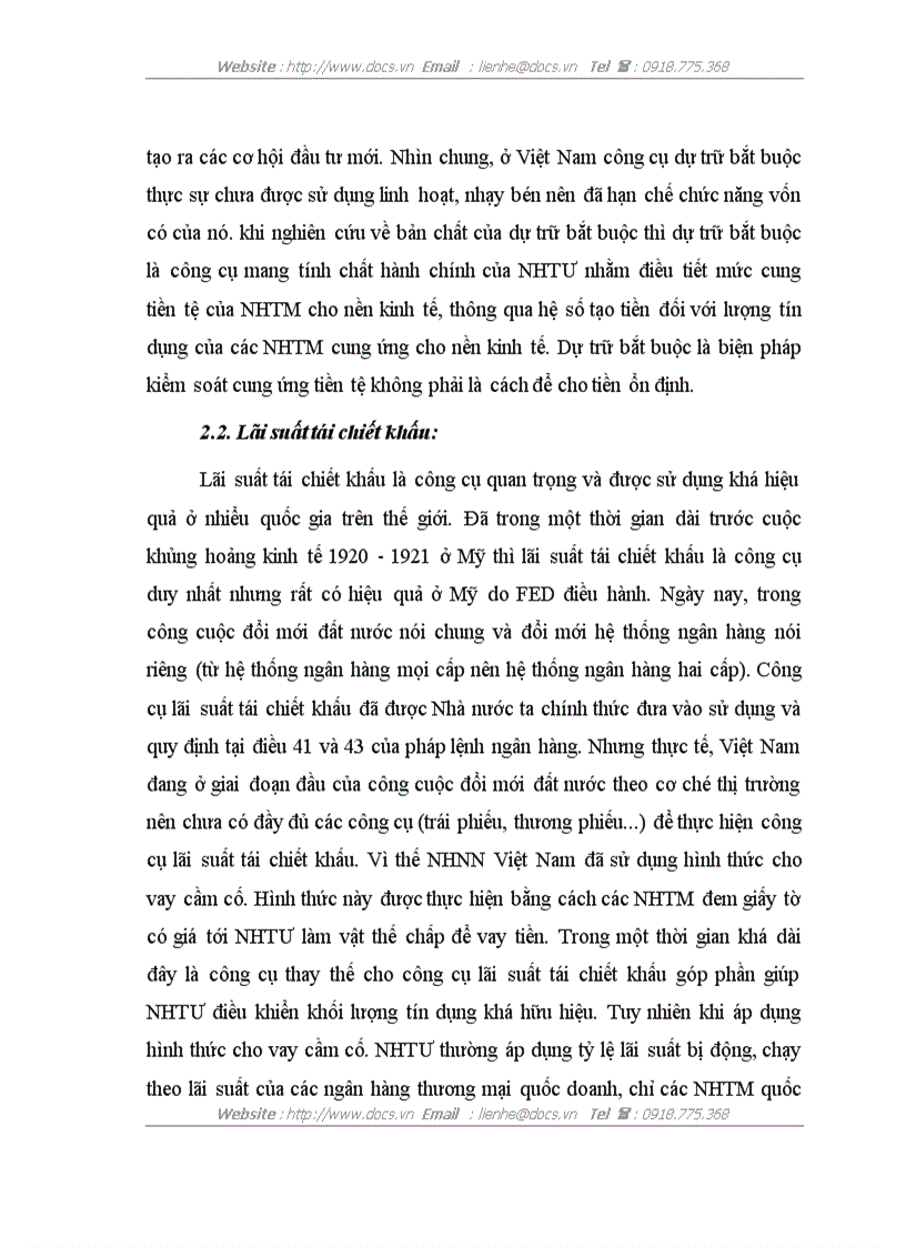 image for page Giải pháp nâng cao hiệu quả công cụ điều hành chính sách tiền tệ ở việt nam