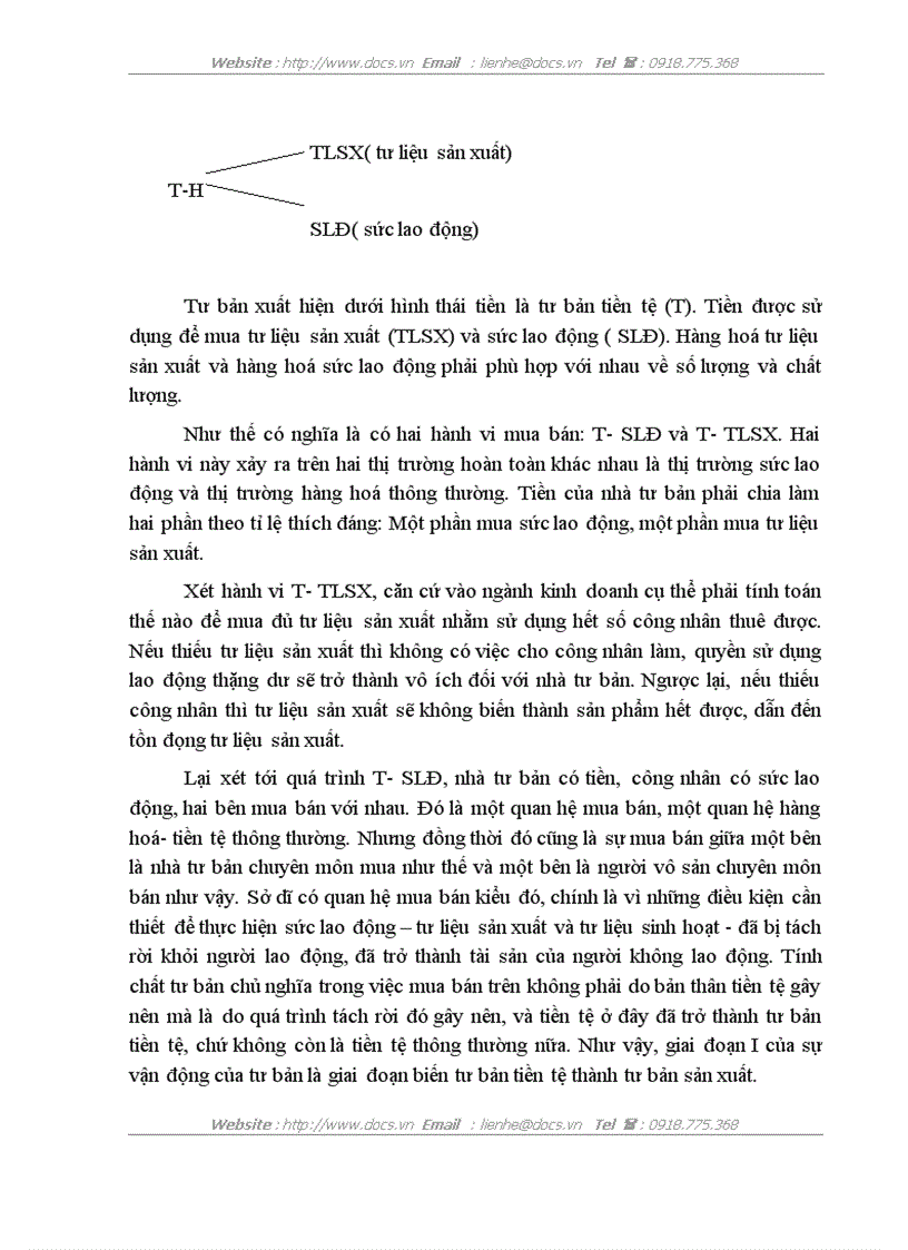 image for page Tuần hoàn và chu chuyển tư bản