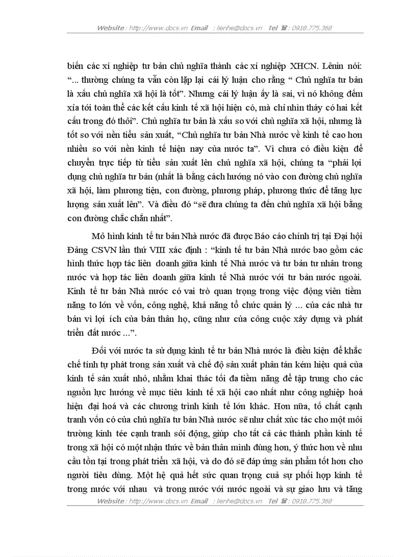 image for page Lý luận của lê nin về chủ nghĩa tư bản nhà nước trong thời kỳ quá độ lên chủ nghĩa xã hội và sự vận dụng lý luận đó ở việt nam hiện nay