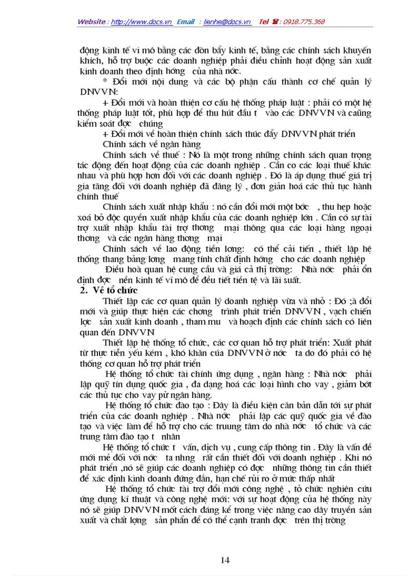 image for page Đổi mới cơ chế chính sách đối với doanh nghiệp vừa và nhỏ nhằm thúc đẩy sự phát triển của chúng ở Việt Nam hiện nay