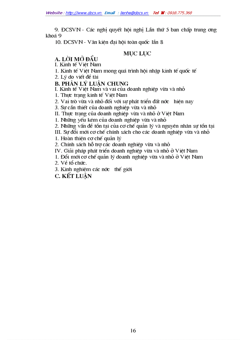 image for page Đổi mới cơ chế chính sách đối với doanh nghiệp vừa và nhỏ nhằm thúc đẩy sự phát triển của chúng ở Việt Nam hiện nay