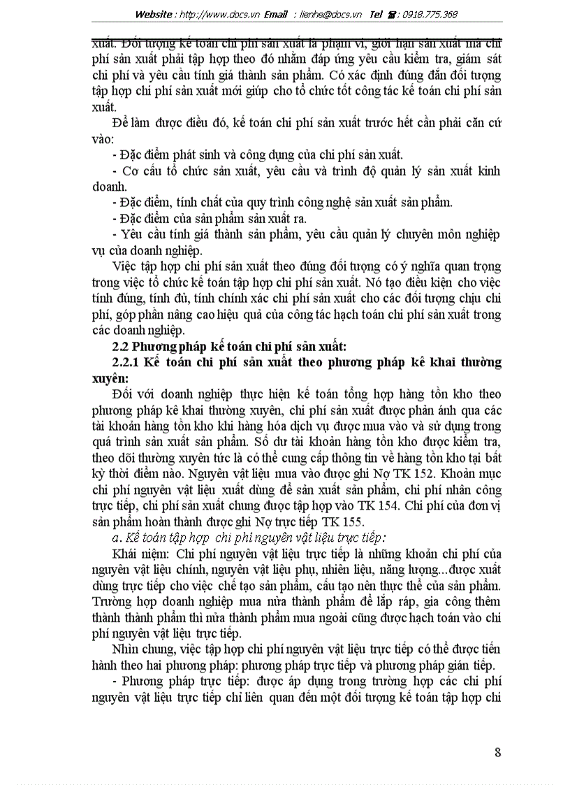 image for page Tổ chức hạch toán chi phí sản xuất kinh doanh và tính giá thành sản phẩm tại Công ty sản xuất thương mại Hàn Việt