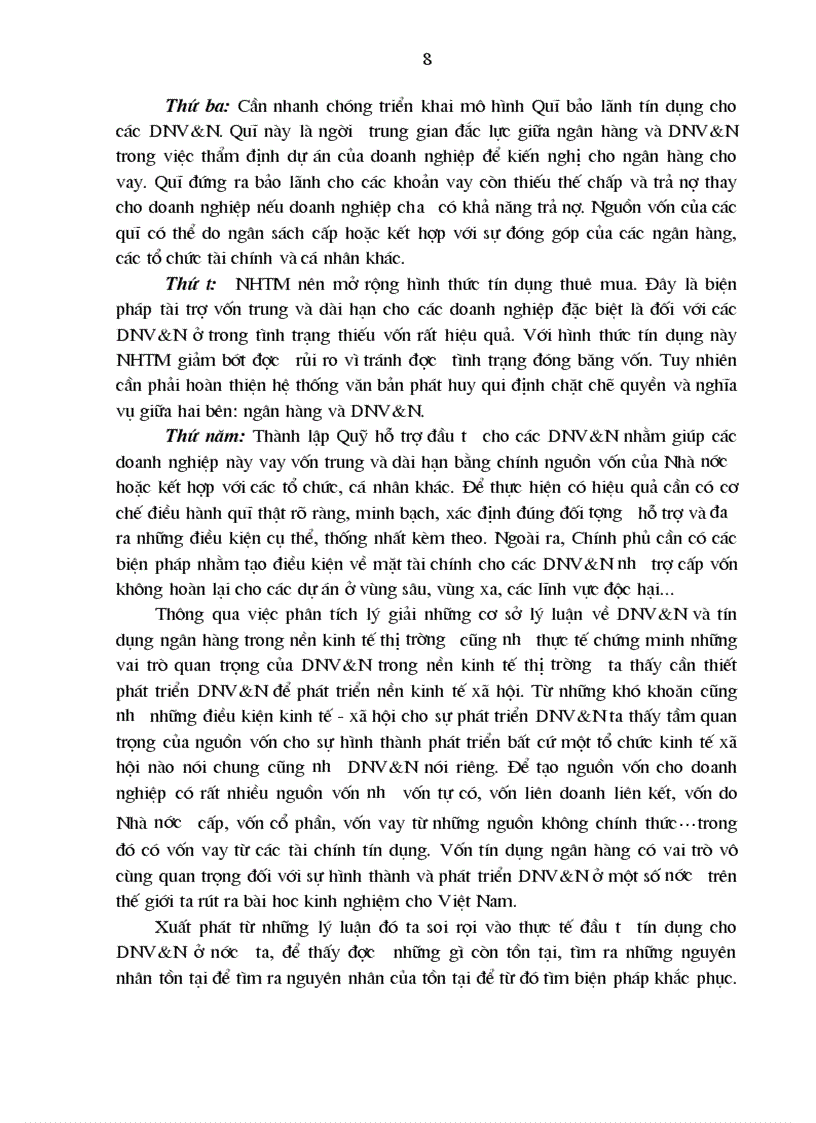 image for page Giải pháp tín dụng ngân hàng nhằm phát triển DNV N tại VP Bank