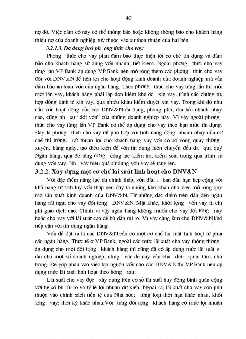 image for page Giải pháp tín dụng ngân hàng nhằm phát triển DNV N tại VP Bank