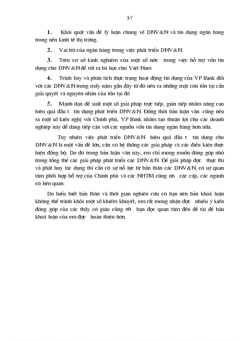 image for page Giải pháp tín dụng ngân hàng nhằm phát triển DNV N tại VP Bank