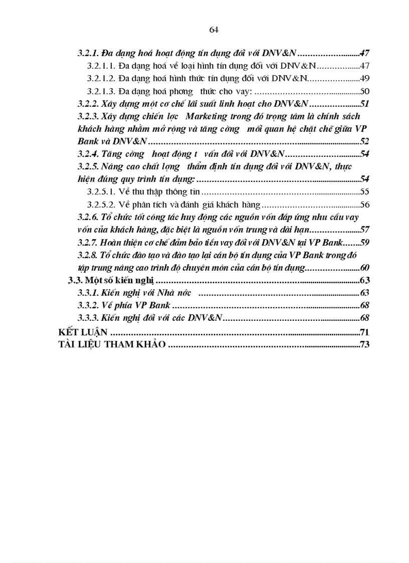 image for page Giải pháp tín dụng ngân hàng nhằm phát triển DNV N tại VP Bank