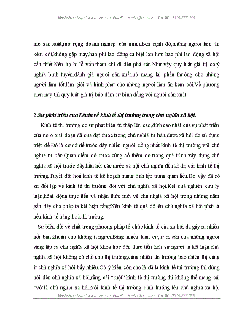 image for page Lý luận của chủ nghĩa Mac Lenin về nền kinh tế thị trường và vận dụng nó ở Việt Nam