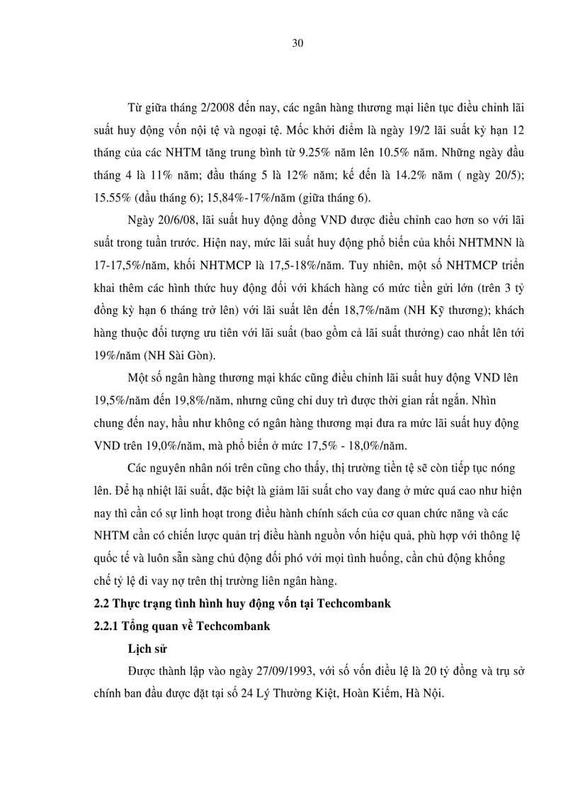 image for page Giải pháp nâng cao hiệu quả huy động vốn tại Techcombank