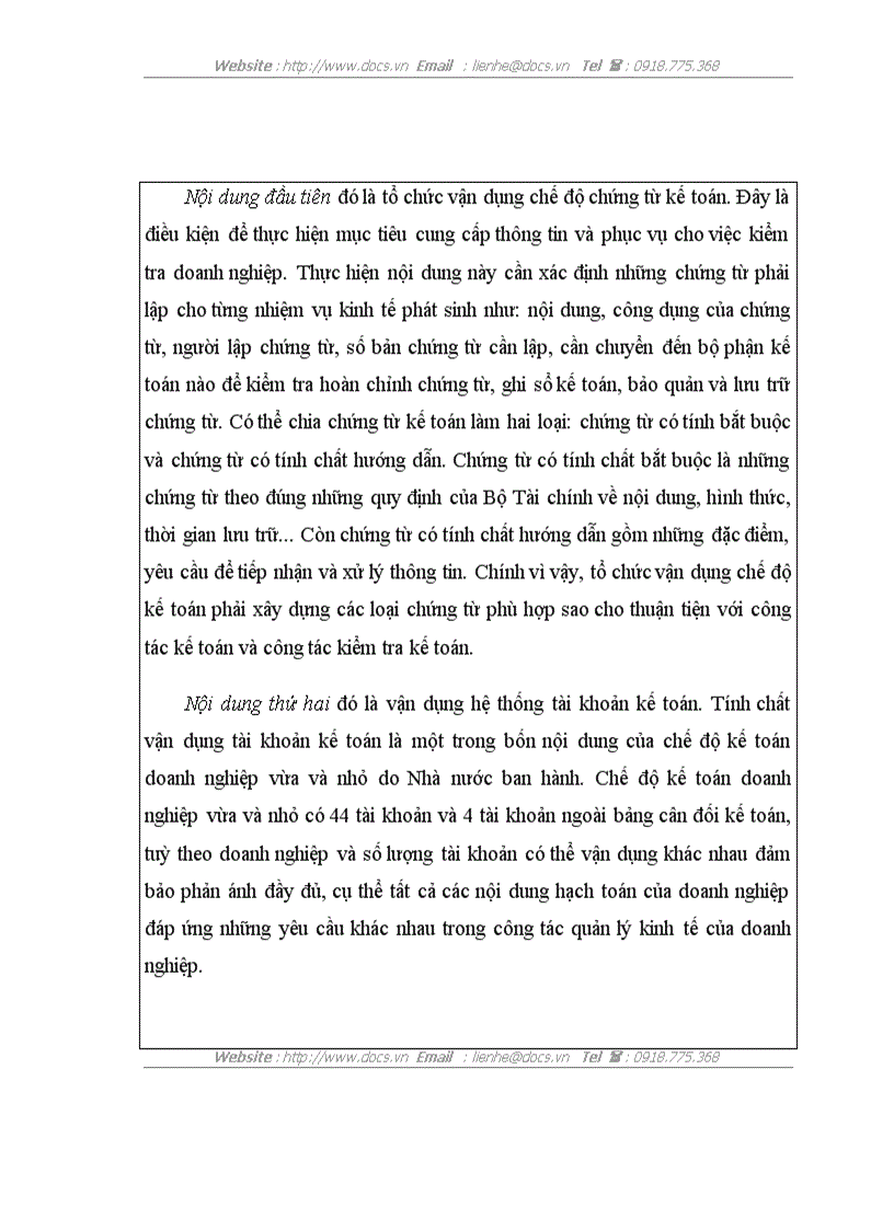 image for page Tổ chức công tác kế toán trong các doanh nghiệp vừa và nhỏ