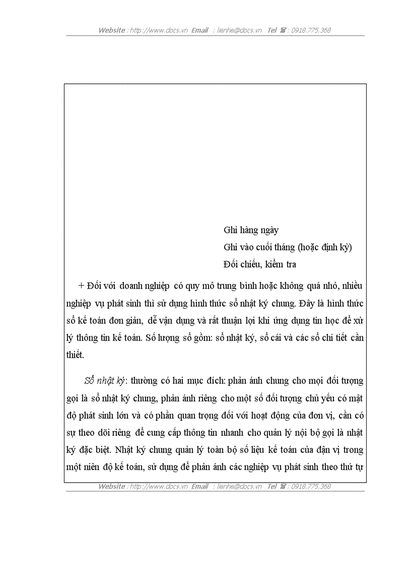 image for page Tổ chức công tác kế toán trong các doanh nghiệp vừa và nhỏ