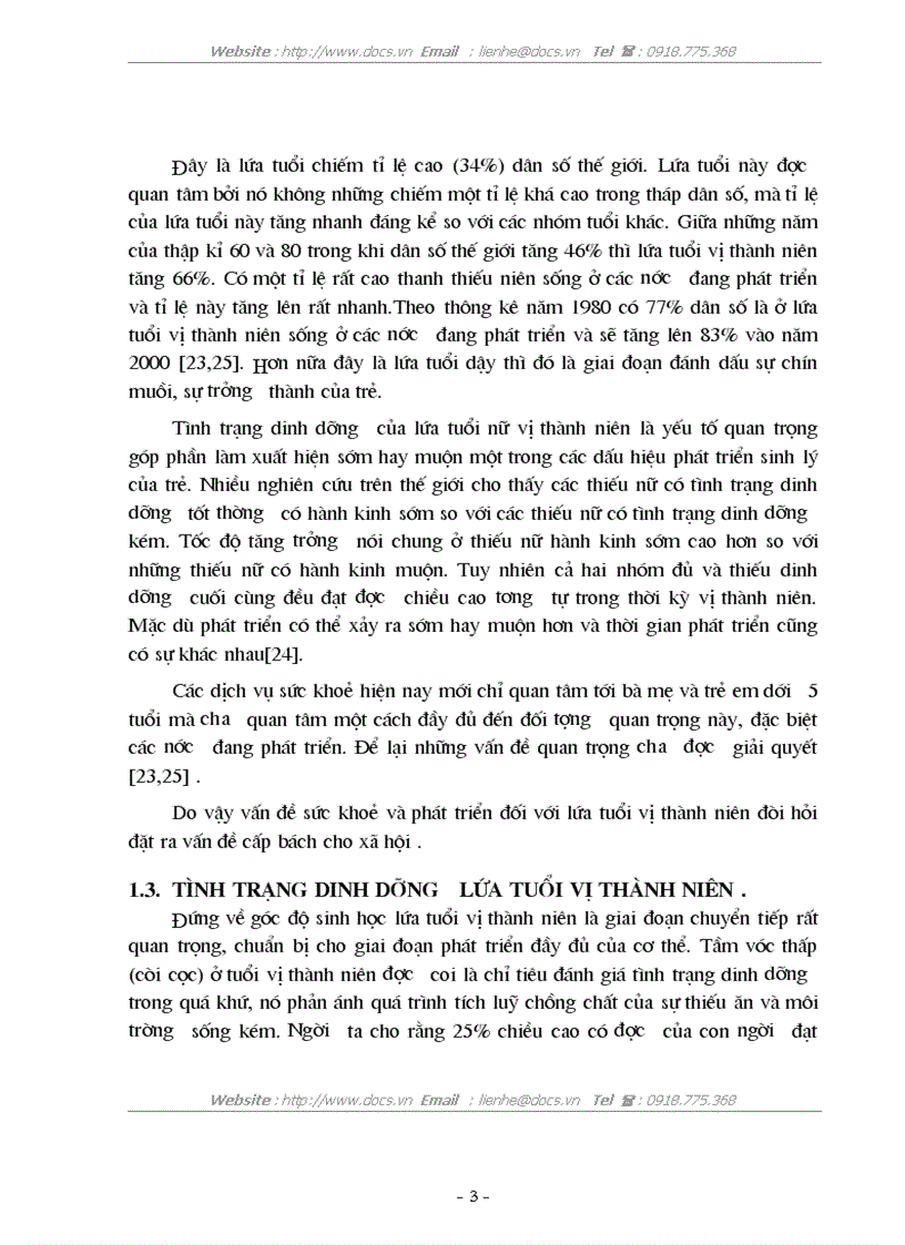 image for page Đánh giá tình trạng dinh dưỡng và tập tính dinh dưỡng của lứa tuổi vị thành niên