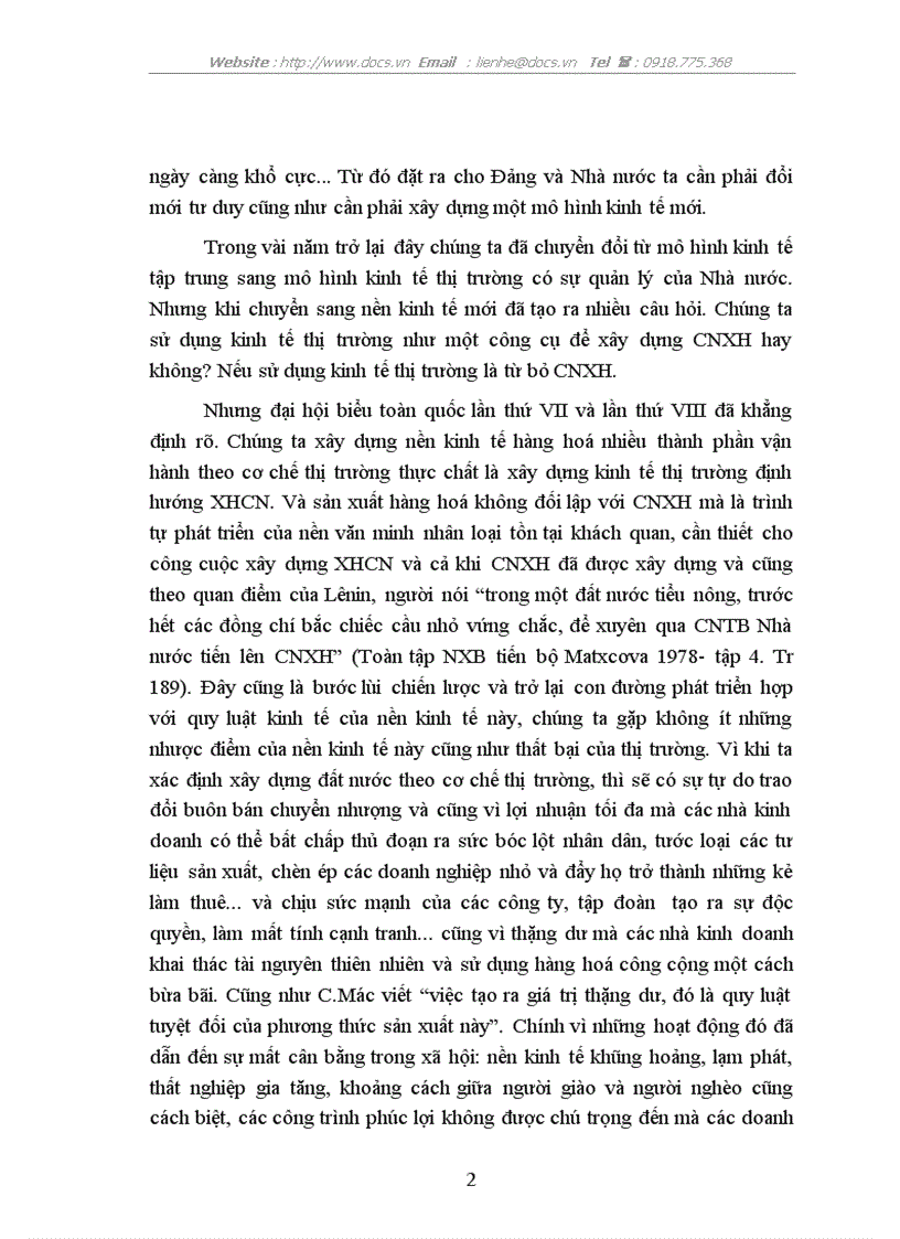 image for page Vai trò của Nhà nước trong nền kinh tế thị trường định hướng XHCN ở nước ta hiện nay