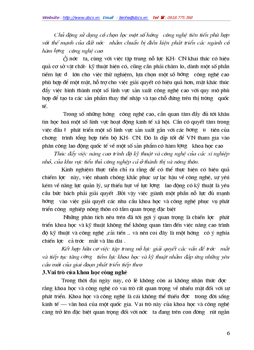 image for page Cở sở lý luận và thực tiễn của cách mạng Kh cn ở nước ta hiện nay