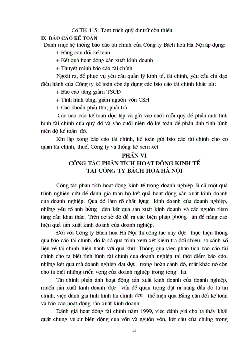 image for page Khái quát về chức năng nhiệm vụ đặc điểm tổ chức sản xuất kinh doanh và công tác tổ chức kế toán tài chính của Công ty Bách hoá Hà Nội
