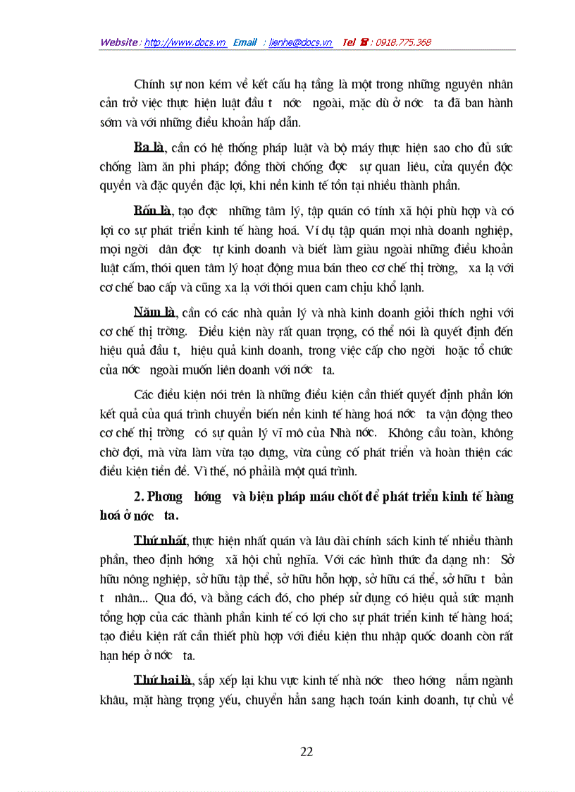 image for page Nền kinh tế hàng hoá nước ta trong quá trình hội nhập kinh tế quốc tế