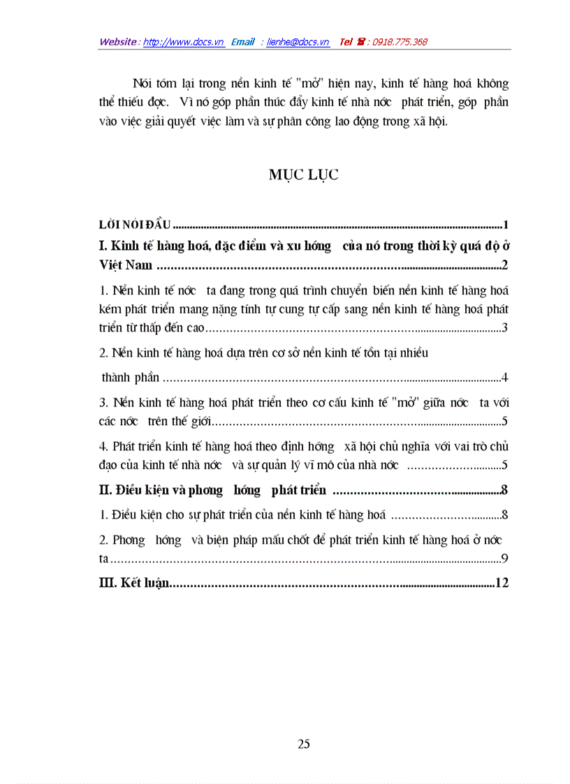 image for page Nền kinh tế hàng hoá nước ta trong quá trình hội nhập kinh tế quốc tế