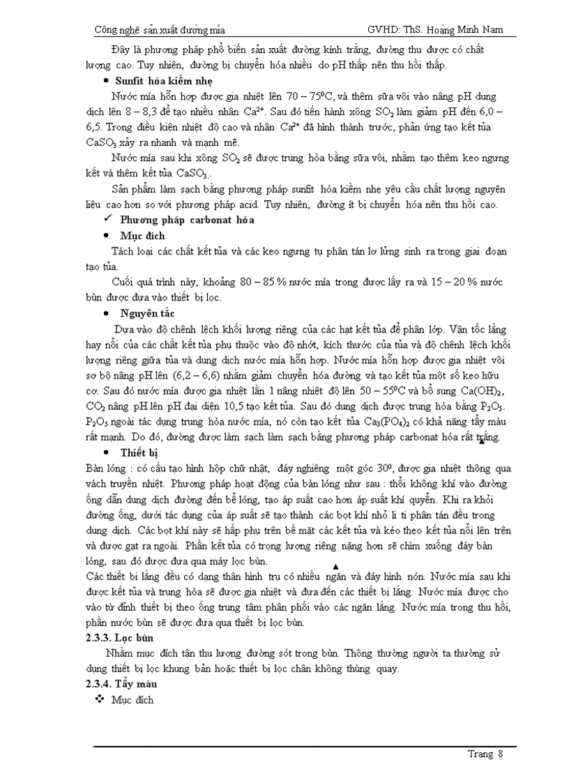 image for page Công nghệ sản xuất đường mía