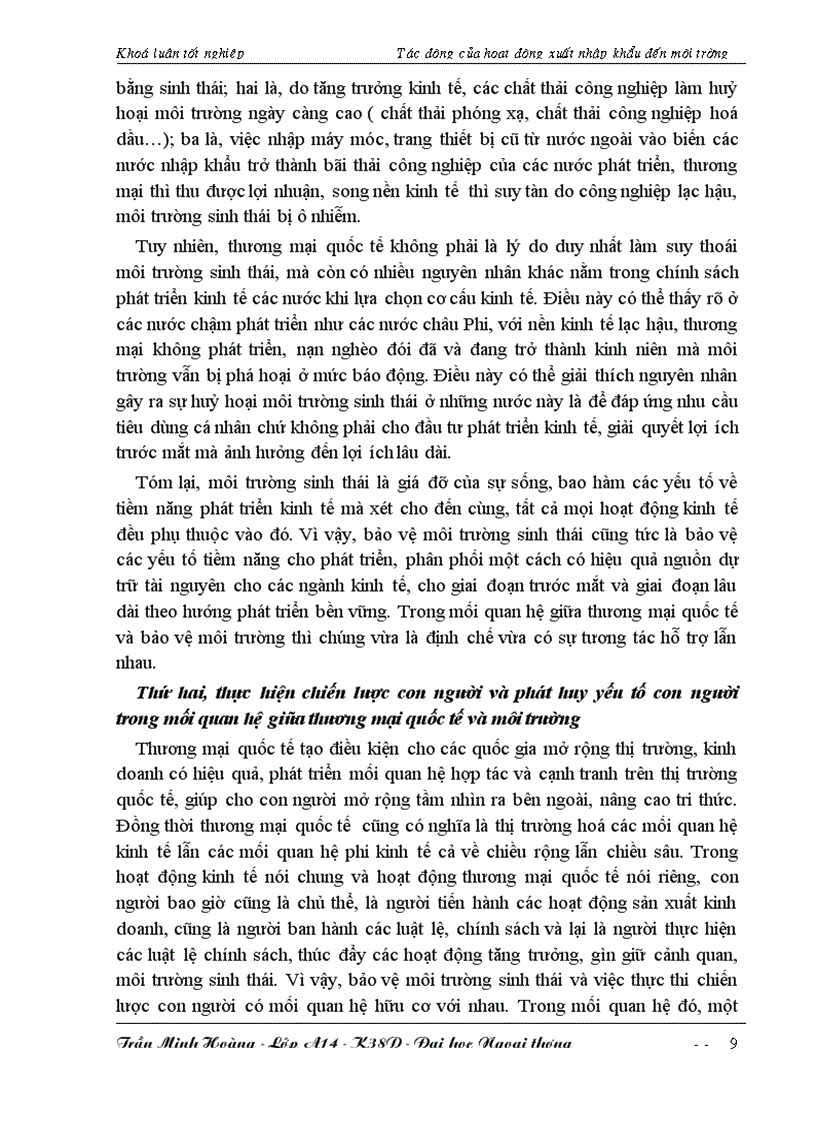 image for page Tác động của hoạt động xuất nhập khẩu đến môi trường ở Việt Nam