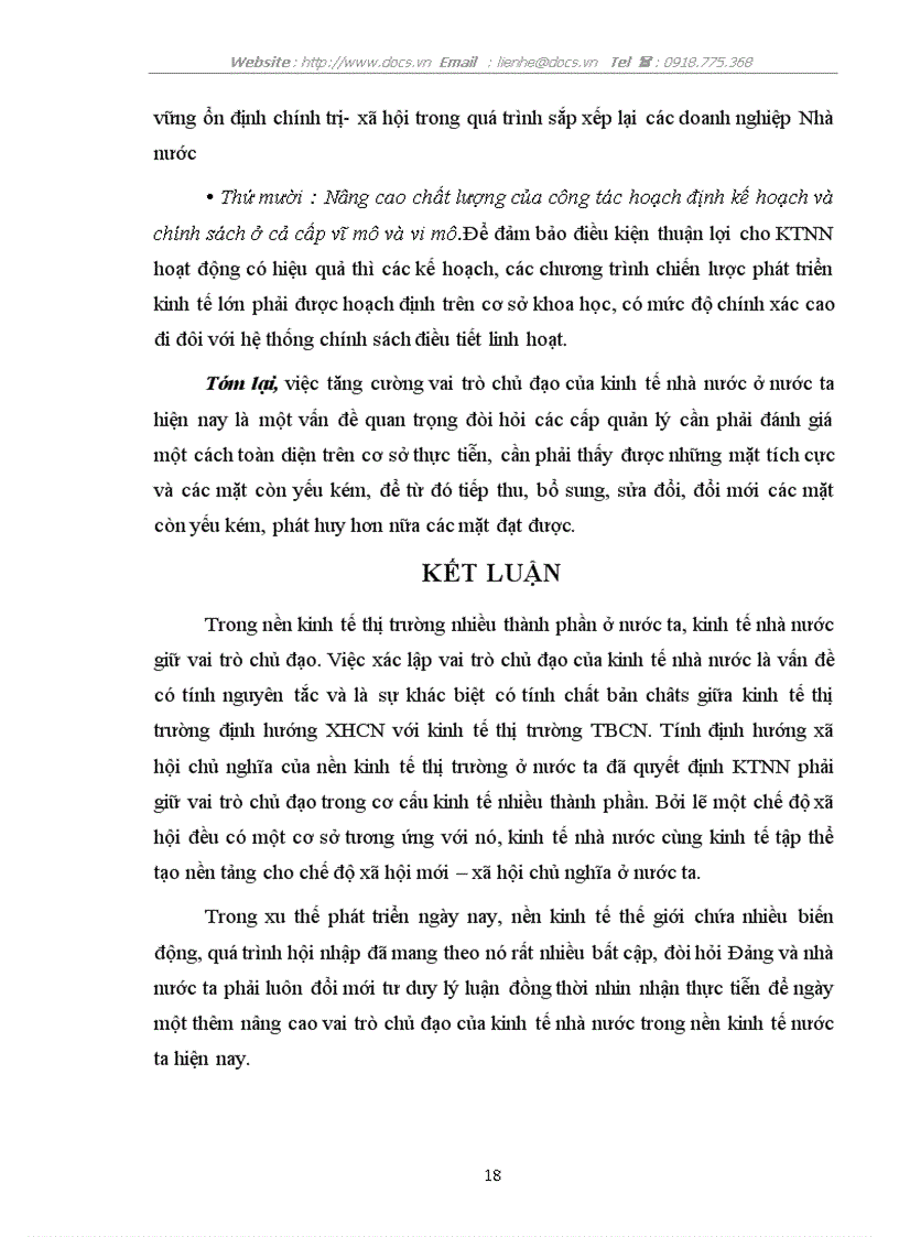 image for page Tăng cường vai trò chủ đạo của kinh tế nhà nước ở nước ta hiện nay