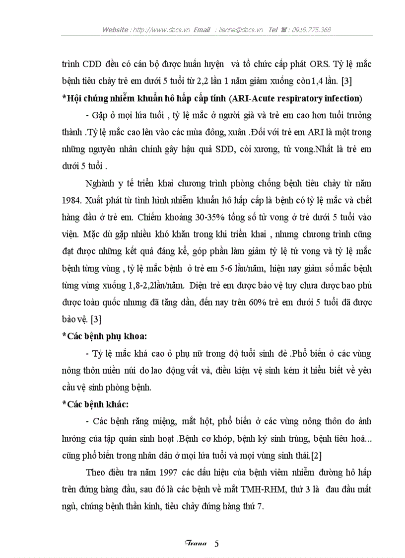 image for page Mô tả thực trạng nhu cầu chăm sóc sức khoẻ và sử dụng dịch vụ y tế tại xã Tân Lập núi huyện Chợ Đồn tỉnh Bắc Kạn