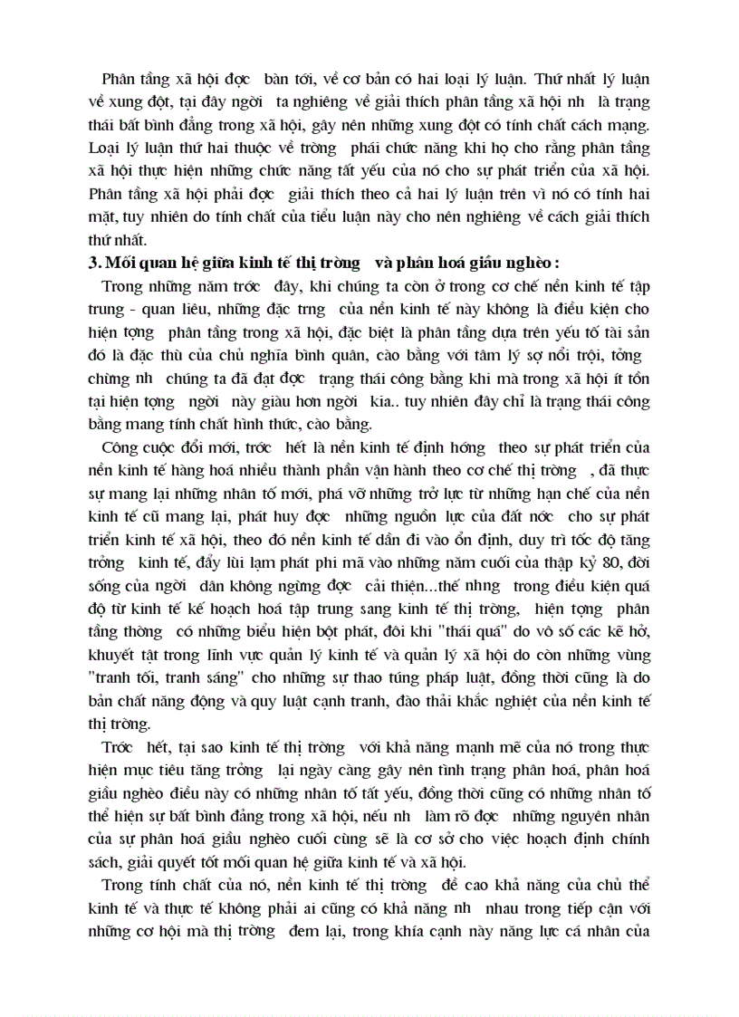 image for page Kinh tế thị trường và sự phân hoá giàu nghèo