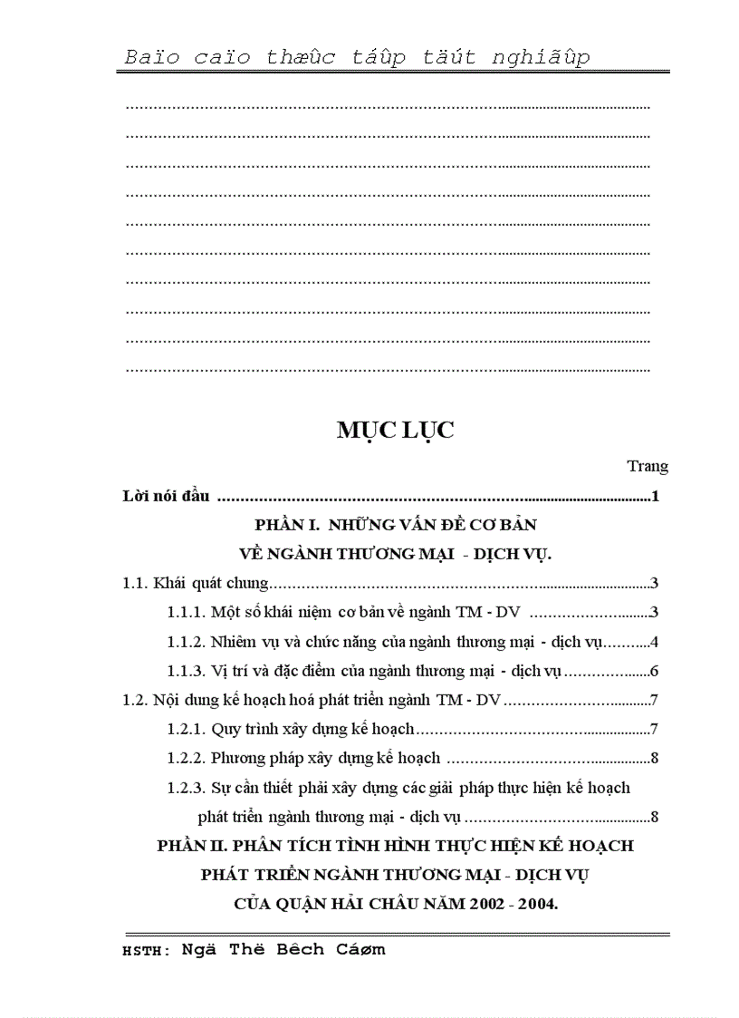 image for page Những biện pháp nhằm thực hiện kế hoạch phát triển Thương mại dịch vụ của quận Hải Châu năm 2005