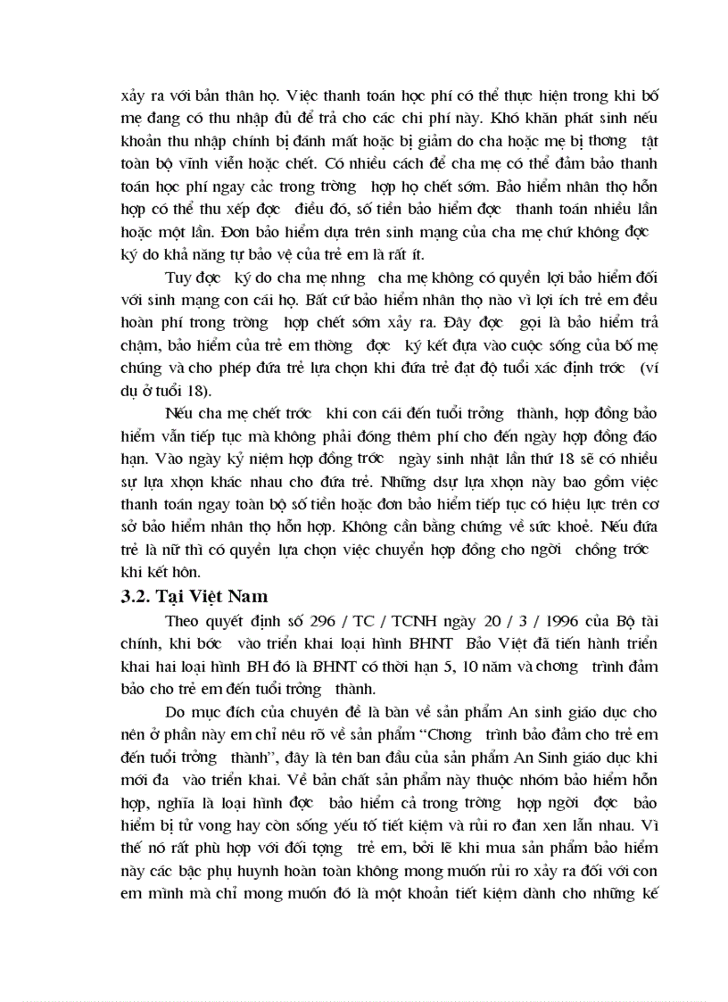 image for page Tổng quan về bảo hiểm nhân thọ