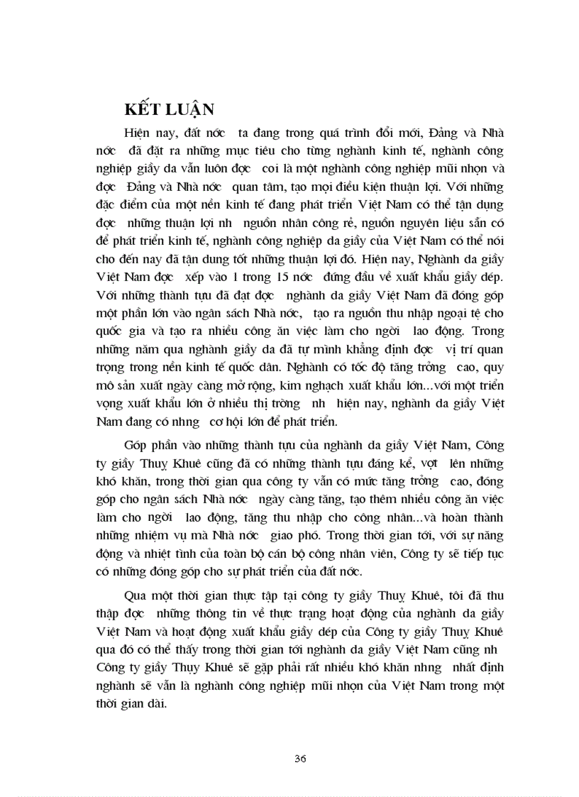 image for page Phương hướng và một số giải pháp chủ yếu để đẩy mạnh hoạt động xuất nhập khẩu của Công ty giầy Thuỵ Khuê trong thời gian tới