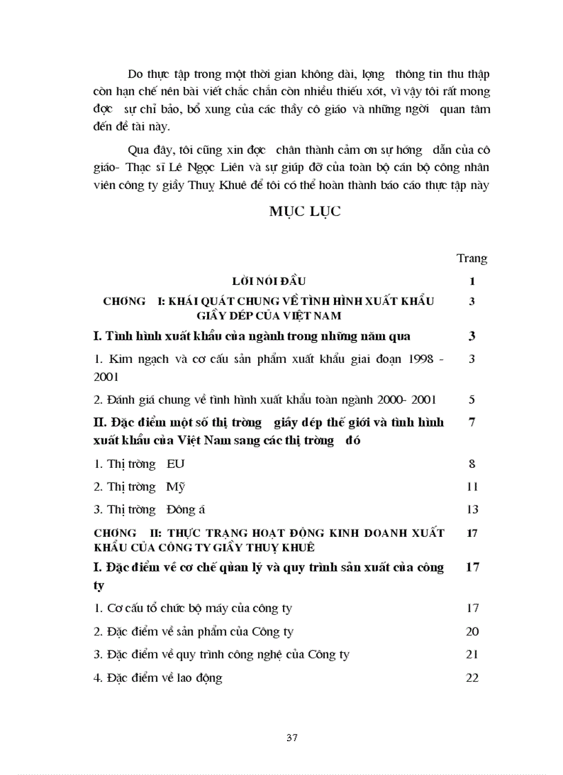 image for page Phương hướng và một số giải pháp chủ yếu để đẩy mạnh hoạt động xuất nhập khẩu của Công ty giầy Thuỵ Khuê trong thời gian tới