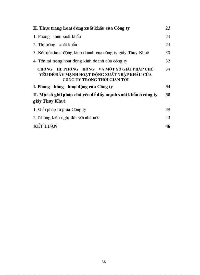 image for page Phương hướng và một số giải pháp chủ yếu để đẩy mạnh hoạt động xuất nhập khẩu của Công ty giầy Thuỵ Khuê trong thời gian tới