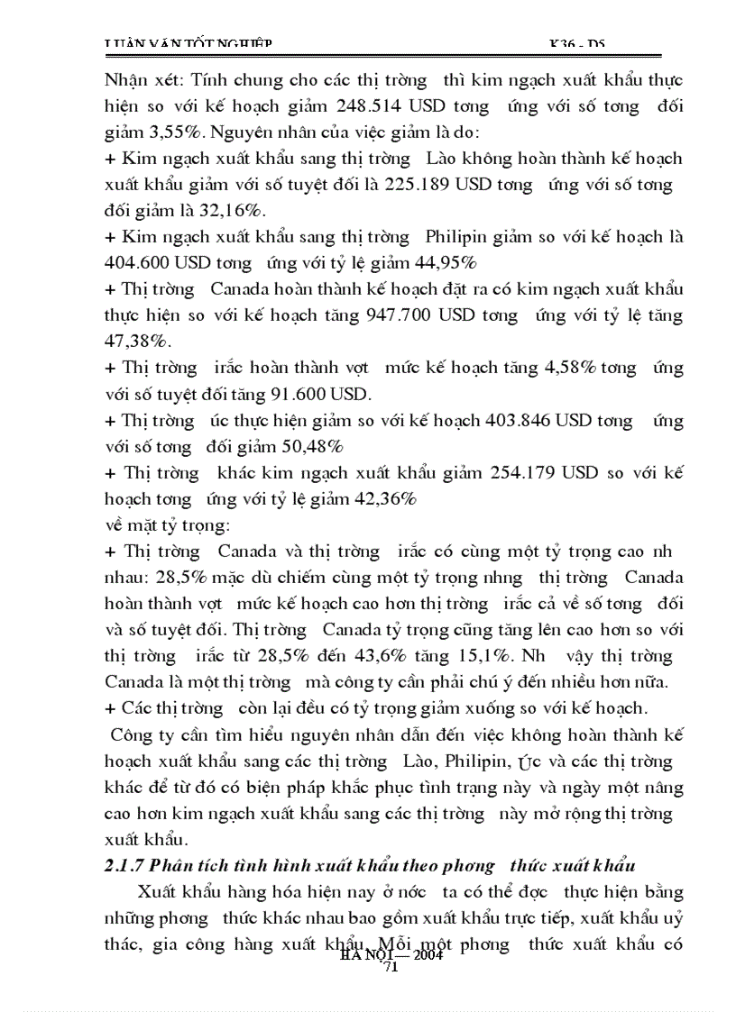 image for page Những vấn đề lý luận cơ bản về hoạt động xuất khẩu và phân tích hoạt Động xuất khẩu